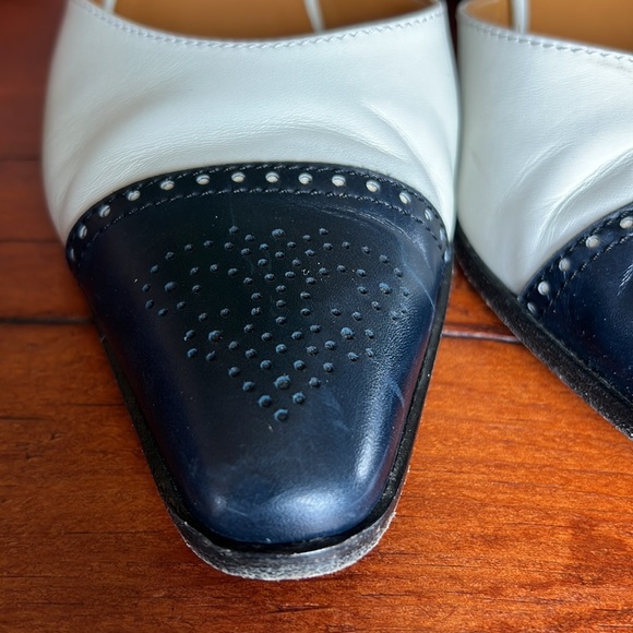 Ralph Lauren cap toe sling back - Picture 9 of 10